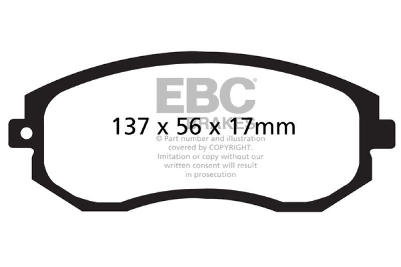 EBC 12+ Scion FR-S 2 Redstuff Front Brake Pads - Order Your Parts - اطلب قطعك