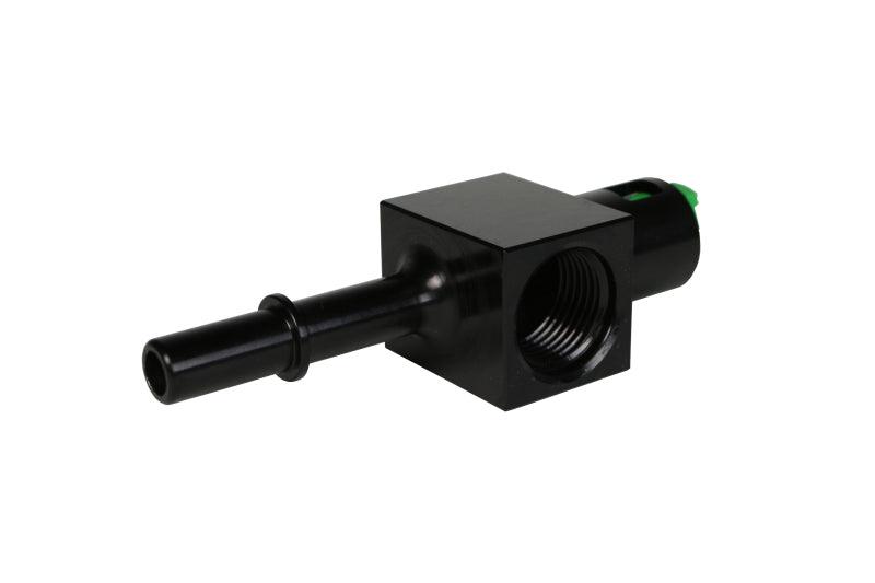 Aeromotive 3/8in Quick Connect with AN-08 port and 1/8in gauge port - Order Your Parts - اطلب قطعك