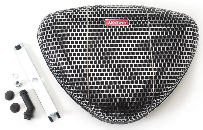 Edelbrock Air Cleaner Pro-Flo 1000 Series Triangular Steel Top 11 375In X 8 375In X 3In Chrome - Order Your Parts - اطلب قطعك