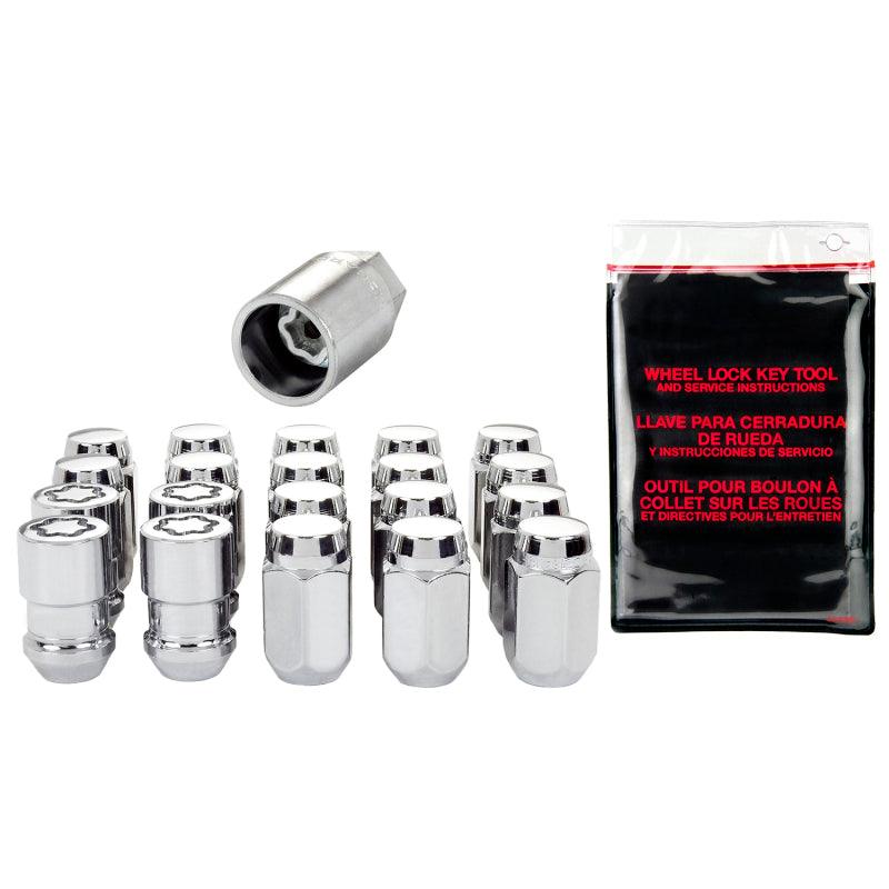 McGard 5 Lug Hex Install Kit w/Locks (Cone Seat Nut) M12X1.5 / 13/16 Hex / 1.5in. Length - Chrome - Order Your Parts - اطلب قطعك