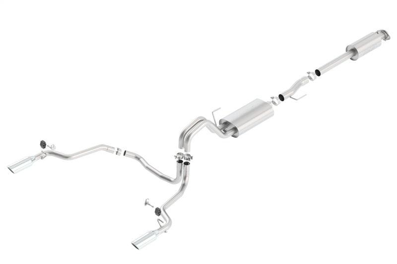 Borla 15-16 Ford F-150 2.7L/3.5L V6 / 5.0L V8 Ext. Cab Std. Bed CB Exh Touring Single Split Rear Ext - Order Your Parts - اطلب قطعك