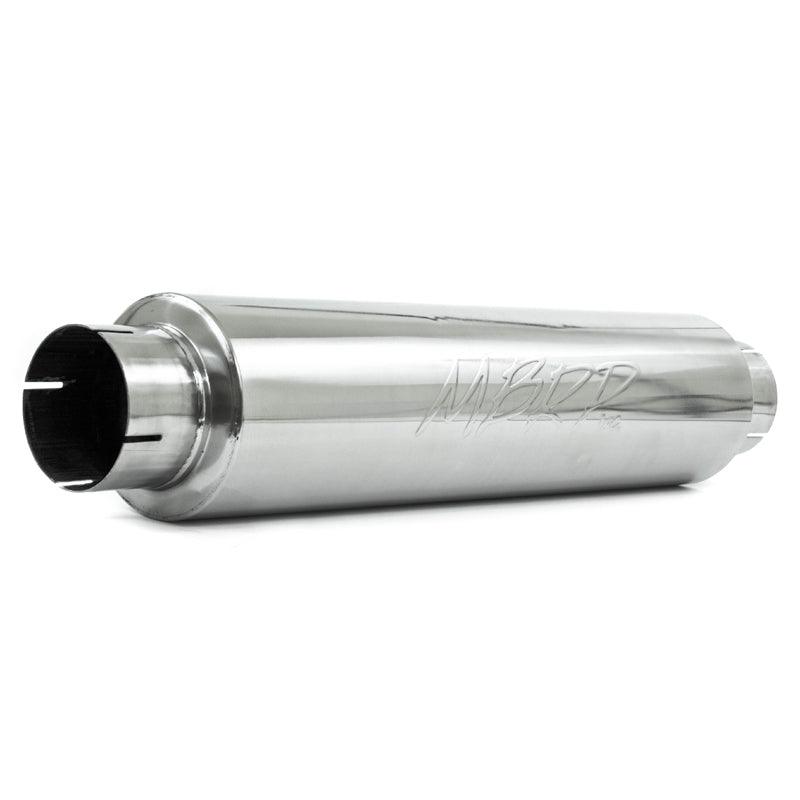 MBRP Universal Quiet Tone Muffler 4in Inlet/Outlet 24in Body 6in Dia 30in Overall T409 - Order Your Parts - اطلب قطعك