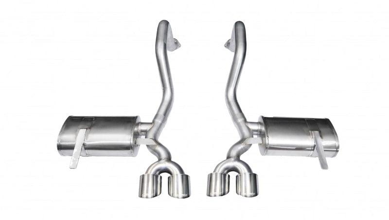 Corsa 97-04 Chevrolet Corvette C5 Z06 5.7L V8 Polished Xtreme Axle-Back Exhaust - Order Your Parts - اطلب قطعك