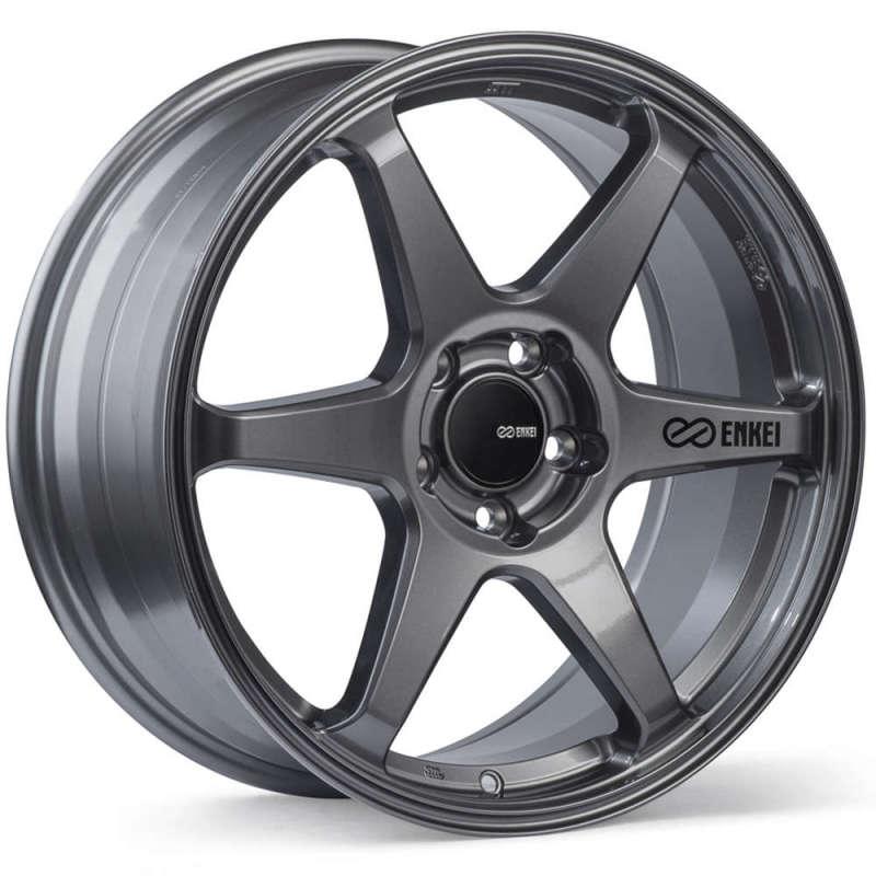 Enkei T6R 18x9.5 45mm Offset 5x120 Bolt Pattern 72.6 Bore Gloss Gunmetal Wheel - Order Your Parts - اطلب قطعك