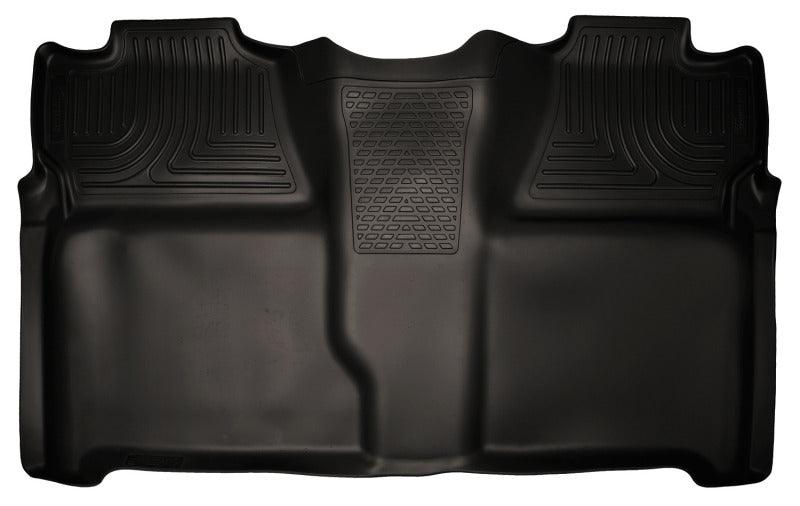 Husky Liners 07-13 Chevy Silverado 1500/2500HD Crew Cab PU Weatherbeater Black 2nd Seat Floor Liner - Order Your Parts - اطلب قطعك