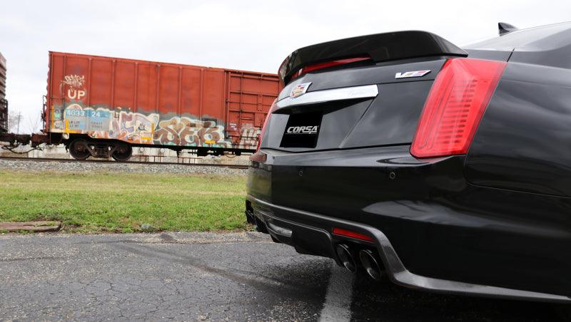 Corsa 2016 Cadillac CTS V 6.2L V8 2.75in Black Xtreme Axle-Back Exhaust - Order Your Parts - اطلب قطعك
