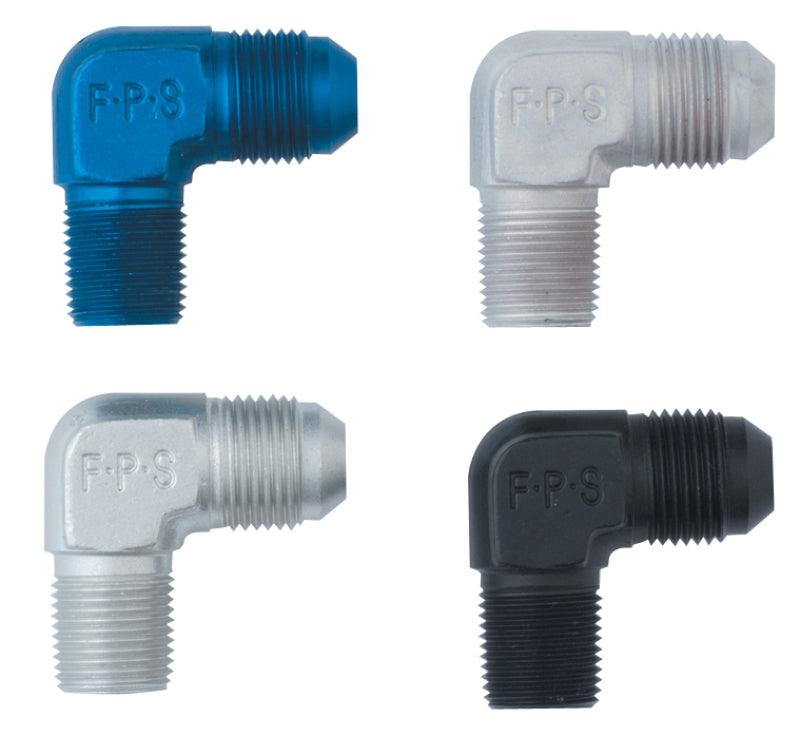 Fragola -4AN x 1/8 NPT 90 Degree Adapter - Black - Order Your Parts - اطلب قطعك