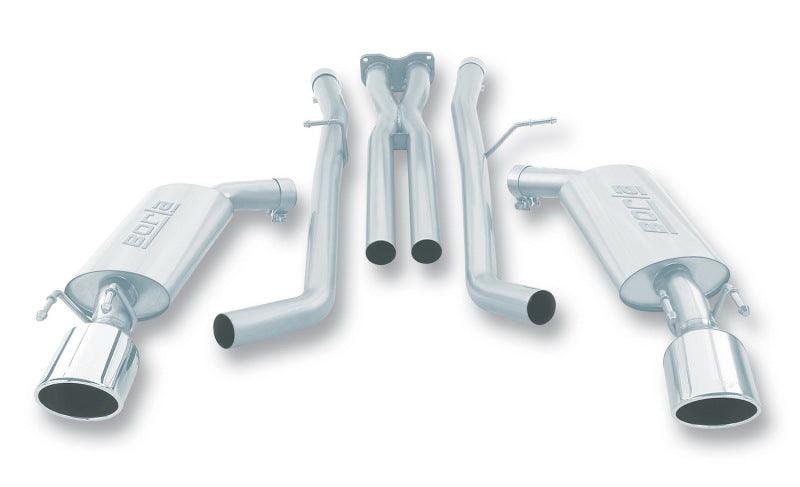 Borla 05-06 Pontiac GTO Coupe 2dr 6.0L 8cyl AT/MT 4spd/6spd RWD SS Catback Exhaust w/ inXin Pipe - Order Your Parts - اطلب قطعك