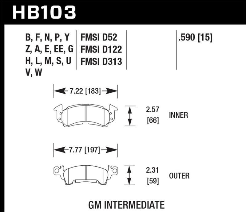 Hawk HP+ Street Brake Pads - Order Your Parts - اطلب قطعك