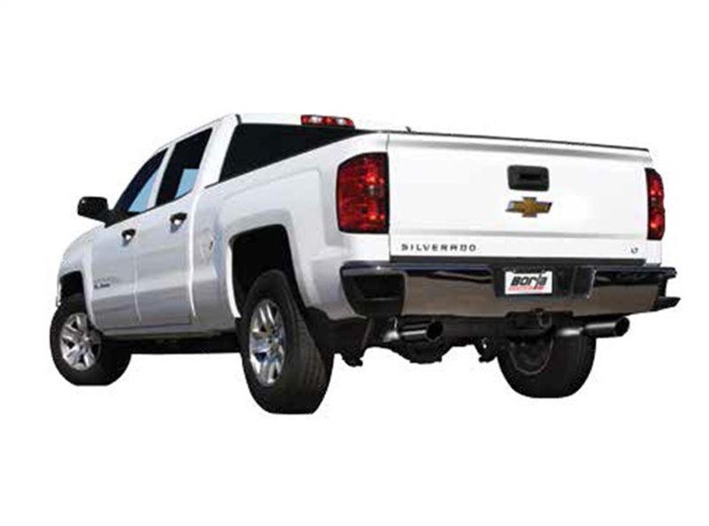 Borla 14 Sierra 1500 C/B S-Type Exh/2.75in Into Dual 2.25in Out 4in Split Rear Exit-Black Chrome - Order Your Parts - اطلب قطعك