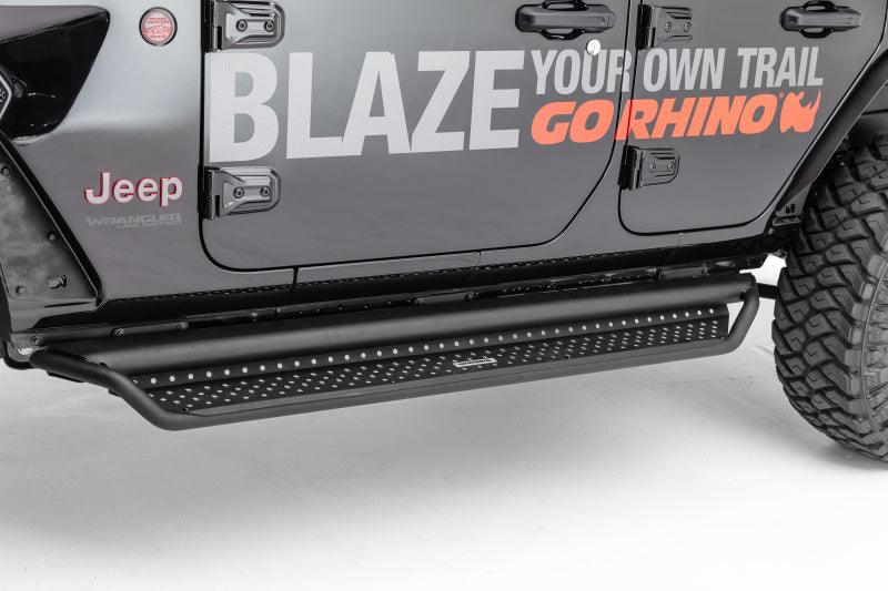 Go Rhino Dominator Extreme D1 Side Steps - Tex Blk - 80in - Order Your Parts - اطلب قطعك