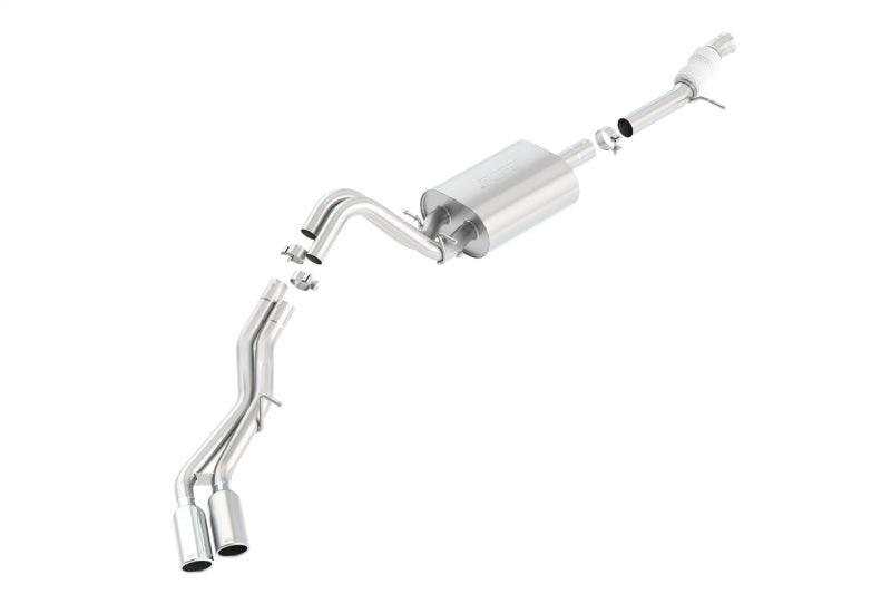 Borla Touring Cat Back 15-16 Chevy Tahoe 5.3L V8 2.75in, 2.25in Dual Same Side Exit 4in Tips - Order Your Parts - اطلب قطعك