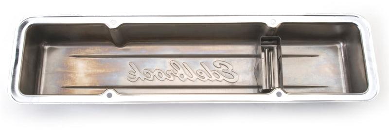 Edelbrock Valve Cover Signature Series Chevrolet 1959-1986 262-400 CI V8 Low Chrome - Order Your Parts - اطلب قطعك