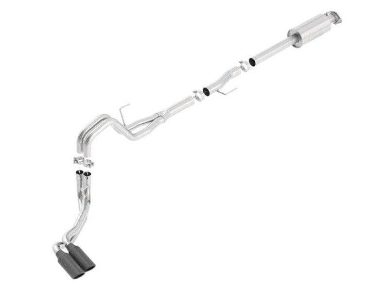 Borla 15-16 Ford F-150 3.5L EcoBoost Ext. Cab Std. Bed Black Chrome CB Exhaust ATAK Truck Side Exit - Order Your Parts - اطلب قطعك