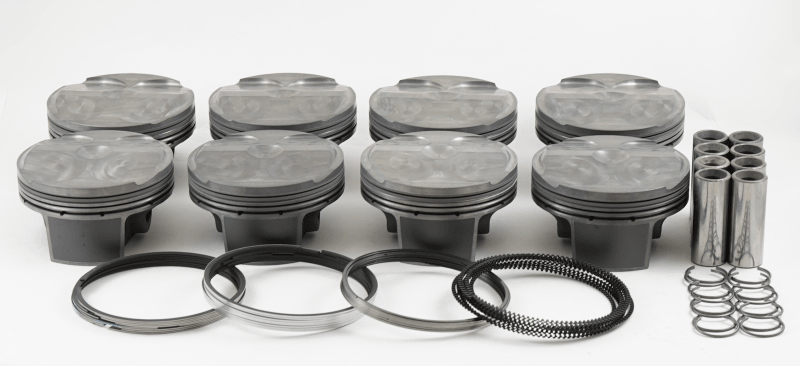 Mahle MS Piston Set of 8 Ford 5.2L Voodoo 315cid 3.710in Bore 3.661 Stk 5.9 Rod .827 Pin 7.8cc 12CR - Order Your Parts - اطلب قطعك