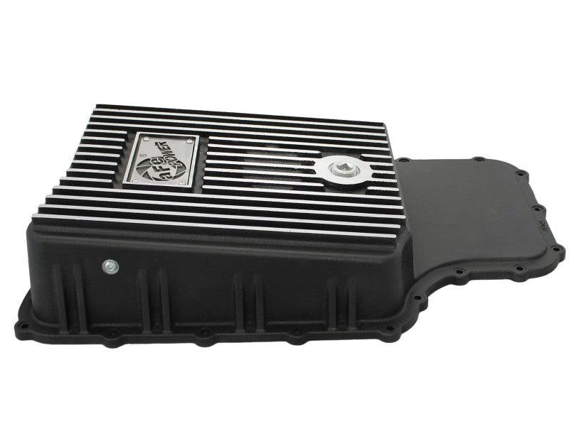 aFe Power Transmission Pan Black Machined 11-14 Ford 6R140 Trucks V8 6.7L (td) - Order Your Parts - اطلب قطعك