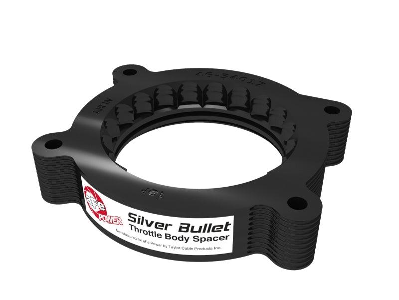 aFe 2020 Vette C8 Silver Bullet Aluminum Throttle Body Spacer / Works With Factory Intake Only - Blk - Order Your Parts - اطلب قطعك