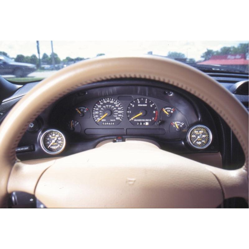 Autometer 94-00 Ford Mustang 52mm Black Dual Instrument Cluster Bezel - Order Your Parts - اطلب قطعك