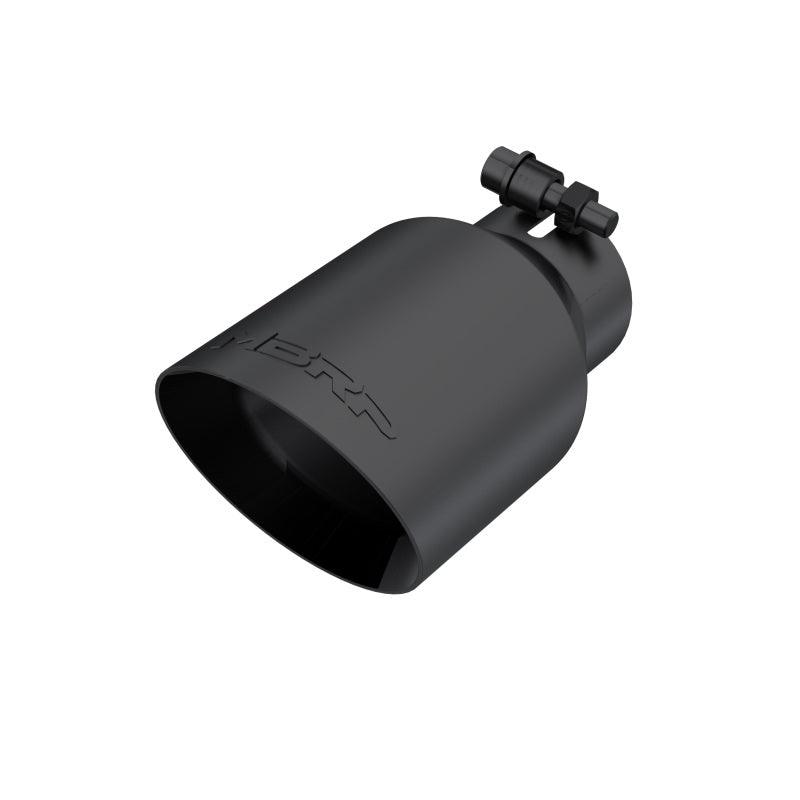 MBRP Universal 4in OD Dual Wall Angled 2.5in Inlet 8in Lgth Exhaust Tip - Black - Order Your Parts - اطلب قطعك