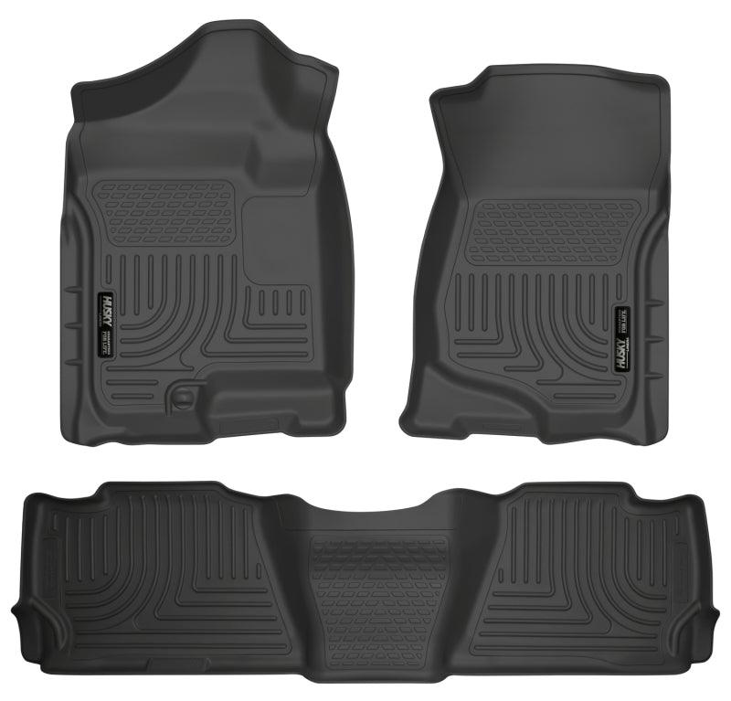 Husky Liners 07-13 GM Escalade/Suburban/Yukon WeatherBeater Black Front & 2nd Seat Floor Liners - Order Your Parts - اطلب قطعك
