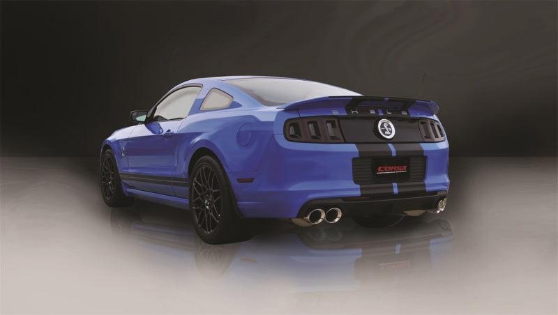 Corsa 13-13 Ford Mustang Shelby GT500 5.8L V8 Polished Sport Axle-Back Exhaust - Order Your Parts - اطلب قطعك