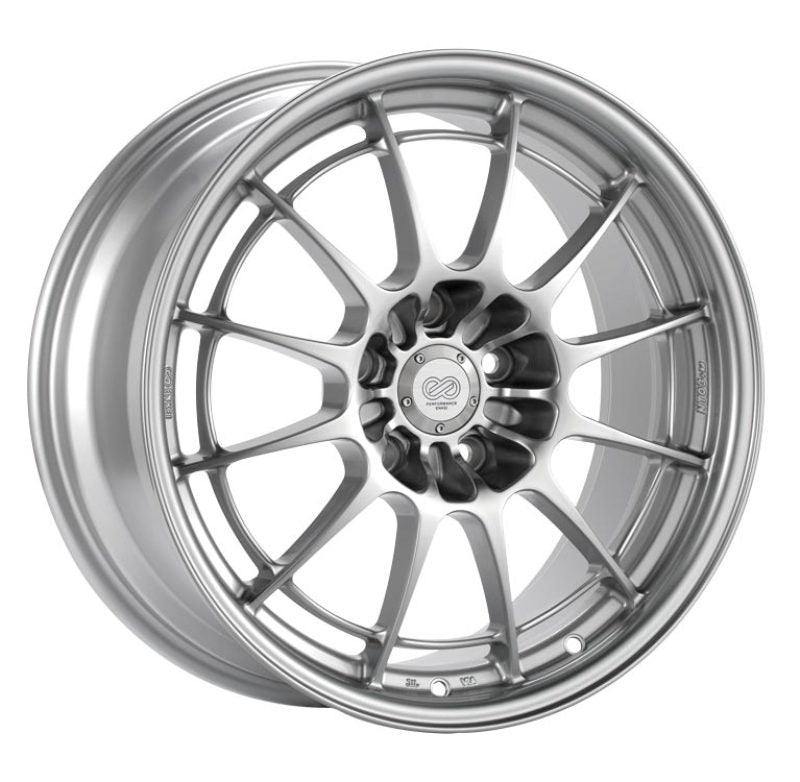 Enkei NT03+M 18x9.5 5x114.3 27mm Offset 72.6mm Bore F1 Silver Wheel - Order Your Parts - اطلب قطعك