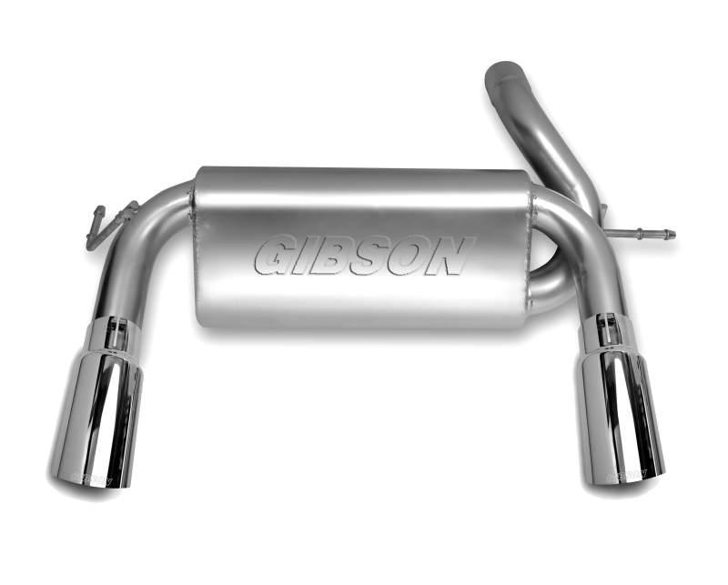 Gibson 12-17 Jeep Wrangler JK Rubicon 3.6L 2.5in Cat-Back Dual Split Exhaust - Aluminized - Order Your Parts - اطلب قطعك