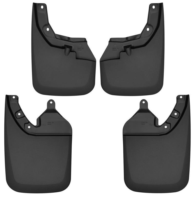 Husky Liners 16-22 Toyota Tacoma w/ OE Fender Flares Front and Rear Mud Guards - Black - Order Your Parts - اطلب قطعك