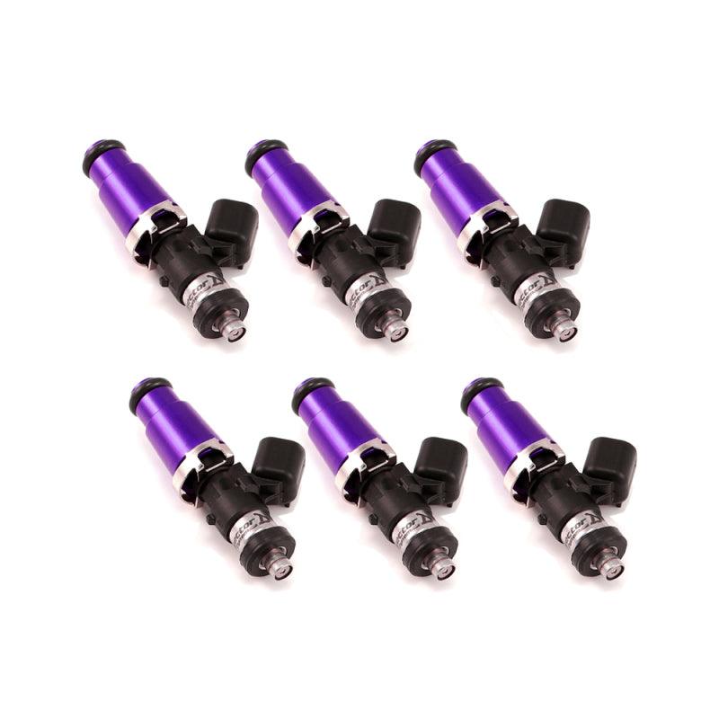 Injector Dynamics ID1050X Injectors 14mm (Purple) Adaptor Tops Denso Lower (Set of 6) - Order Your Parts - اطلب قطعك