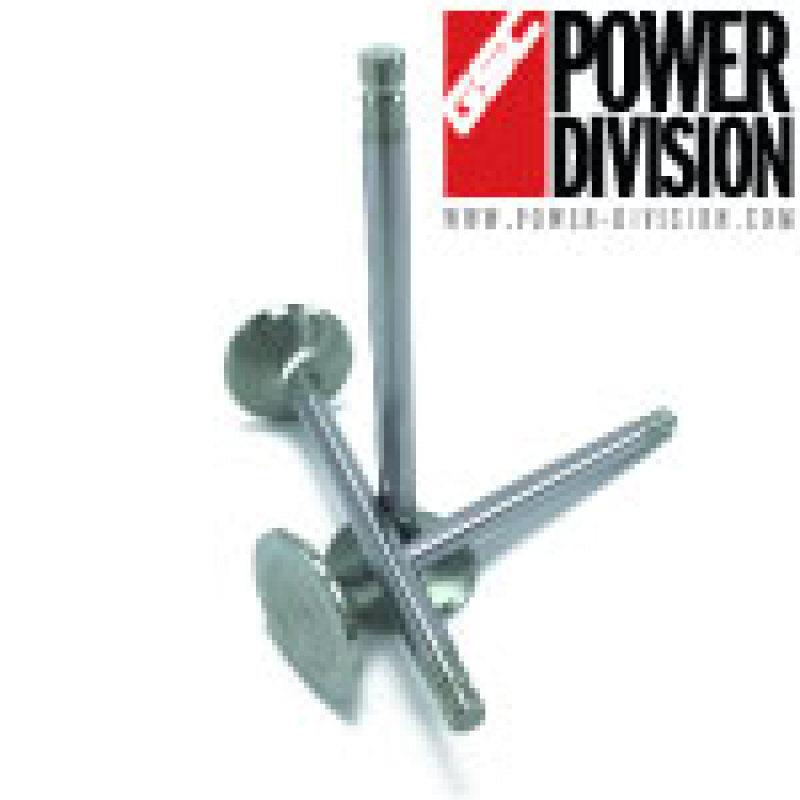 GSC P-D Toyota 2JZ Chrome Alloy Polished Exhaust Valve - 30.0mm Head (+1mm) 6.6mm Stem - Set of 12 - Order Your Parts - اطلب قطعك