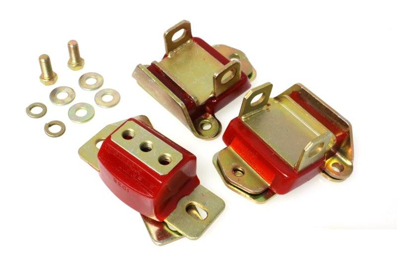 Energy Suspension 67-72 Camaro/64-72 Chevelle/63-82 Corvette Red Zinc 2 Engine & 1 Trans Mount Set - Order Your Parts - اطلب قطعك
