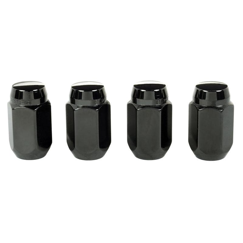 McGard Hex Lug Nut (Cone Seat) M12X1.5 / 13/16 Hex / 1.5in. Length (4-pack) - Black - Order Your Parts - اطلب قطعك