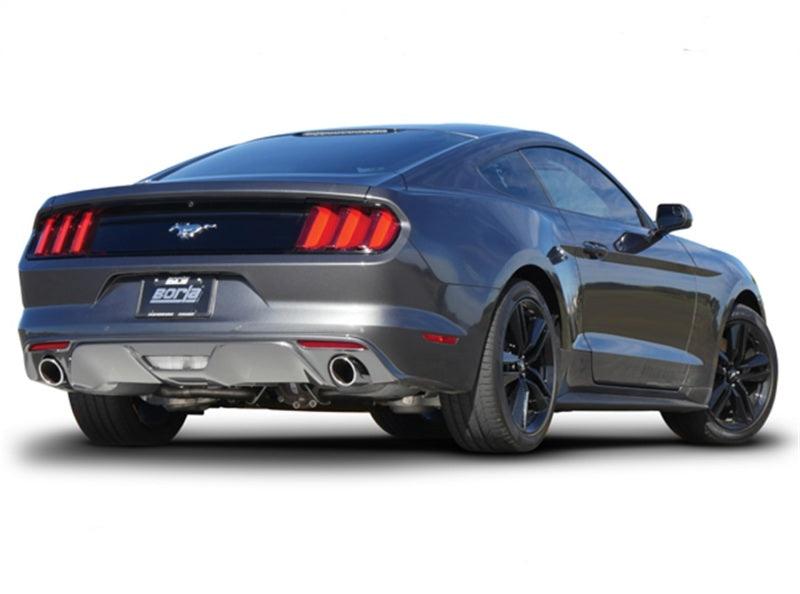 Borla ATAK Cat Back 15 Ford Mustang 3.7L V6 MT/AT 2.25in Pipe 4in Single Round Rolled Tips - Order Your Parts - اطلب قطعك