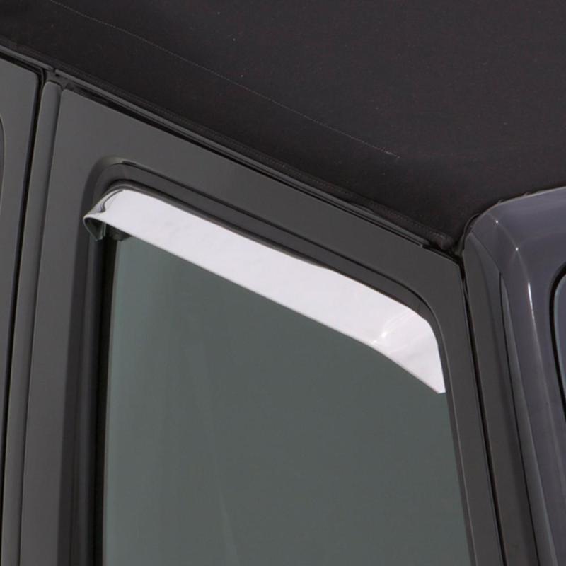 AVS 80-96 Ford Bronco (Installs w/Screws) Ventshade Window Deflectors 2pc - Stainless - Order Your Parts - اطلب قطعك