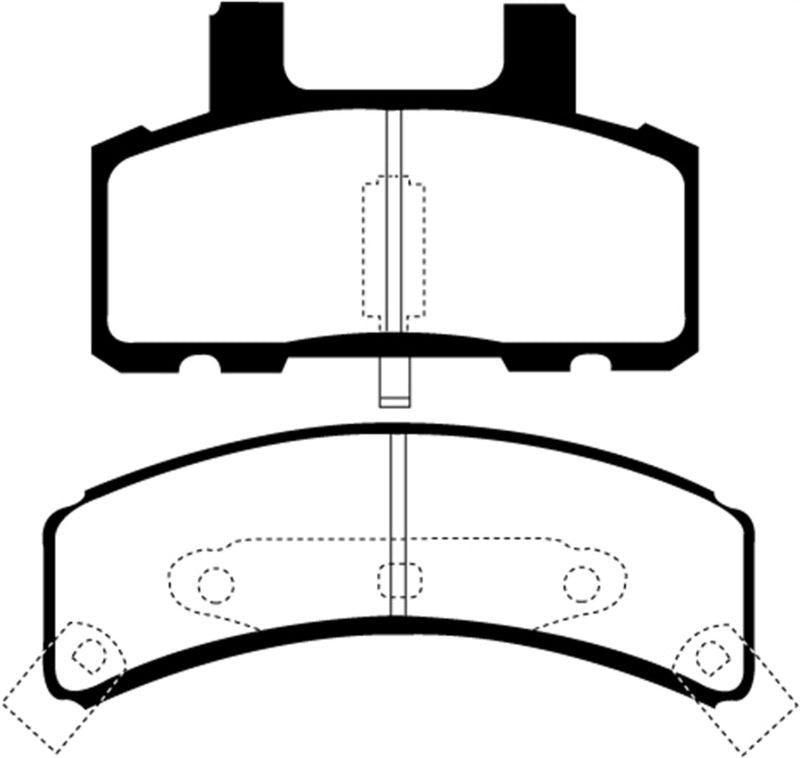 EBC 97-99 Cadillac Deville 4.6 (Rear Drums) Yellowstuff Front Brake Pads - Order Your Parts - اطلب قطعك