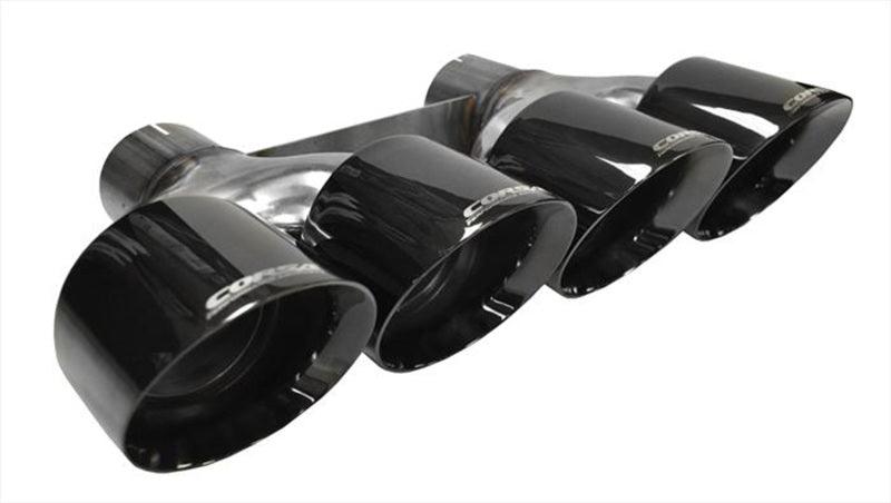 Corsa 15-15 Chevrolet Corvette 6.2L V8 Quad 45in Polished Black Pro-Series Tip Kit - Order Your Parts - اطلب قطعك