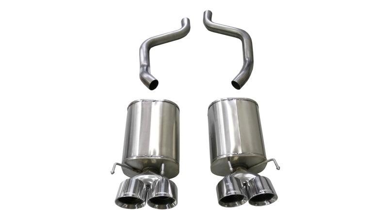 Corsa 09-13 Chevrolet Corvette (C6) 6.2L Polished Xtreme Axle-Back Exhaust w/4.5in Tips - Order Your Parts - اطلب قطعك