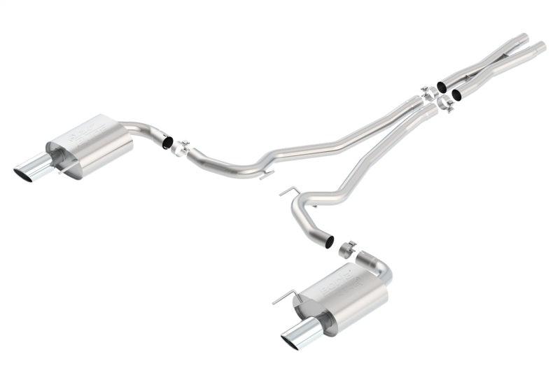 Borla Atak S Cat-Back 15-17 Ford Mustang GT 5.0L V8 MT/AT 2.5in pipe 4in tip - Order Your Parts - اطلب قطعك