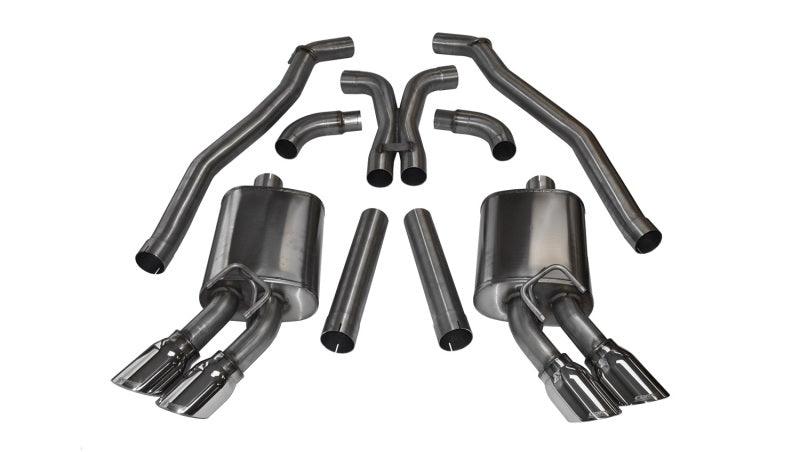 Corsa 12-13 Chevrolet Camaro Coupe ZL1 6.2L V8 Polished Sport Cat-Back + XO Exhaust - Order Your Parts - اطلب قطعك