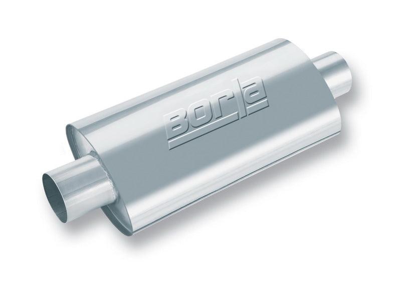 Borla XR-1 Racing Sportsman 3.5in. Outlet / 3.5in Inlet Oval Muffler - Order Your Parts - اطلب قطعك