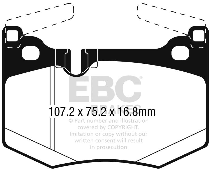 EBC 2016+ Lexus GS-F 5.0L Redstuff Rear Brake Pads - Order Your Parts - اطلب قطعك
