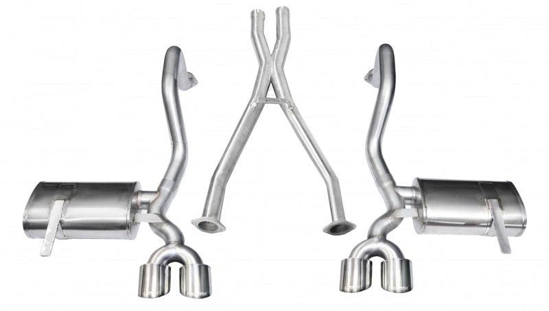 Corsa 97-04 Chevrolet Corvette C5 Z06 5.7L V8 Polished Xtreme Cat-Back + XO Exhaust - Order Your Parts - اطلب قطعك