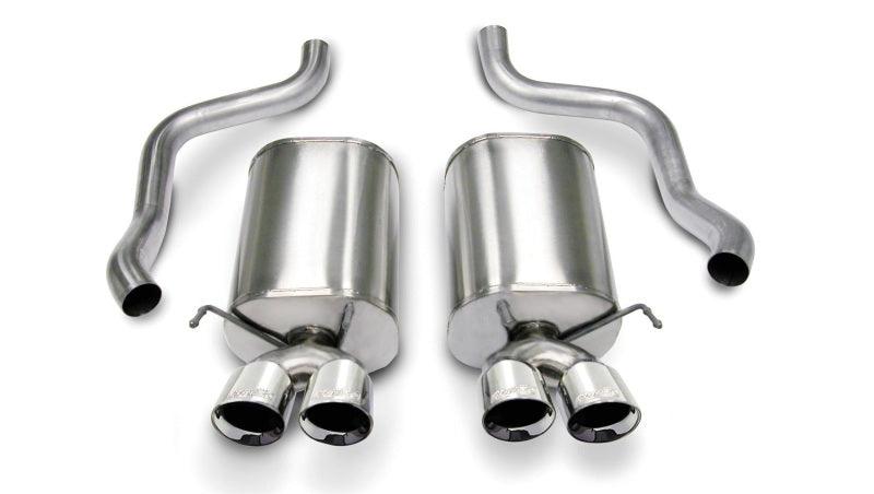 Corsa 05-08 Chevrolet Corvette C6 6.0L V8 Polished Sport Axle-Back Exhaust - Order Your Parts - اطلب قطعك