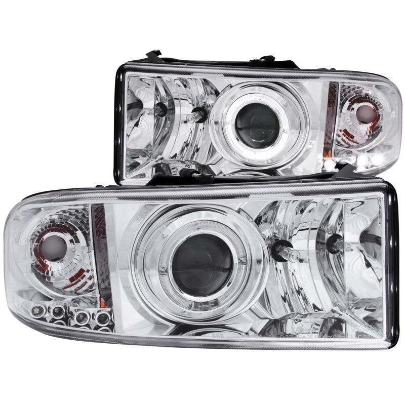 ANZO 1994-2001 Dodge Ram Projector Headlights w/ Halo Chrome - Order Your Parts - اطلب قطعك