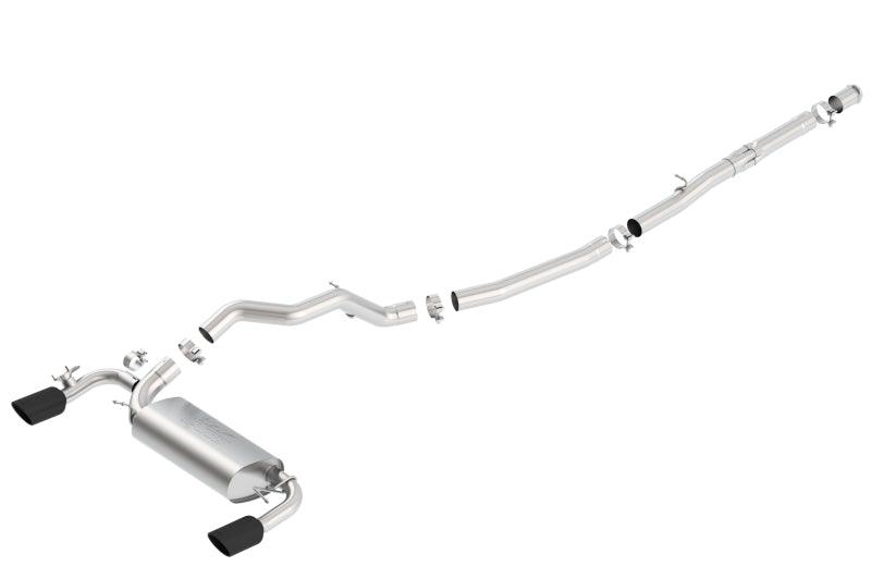 Borla 16-18 Ford Focus RS 2.3L MT AWD ATAK Catback Exhaust w/ Black Chrome Tip - Order Your Parts - اطلب قطعك