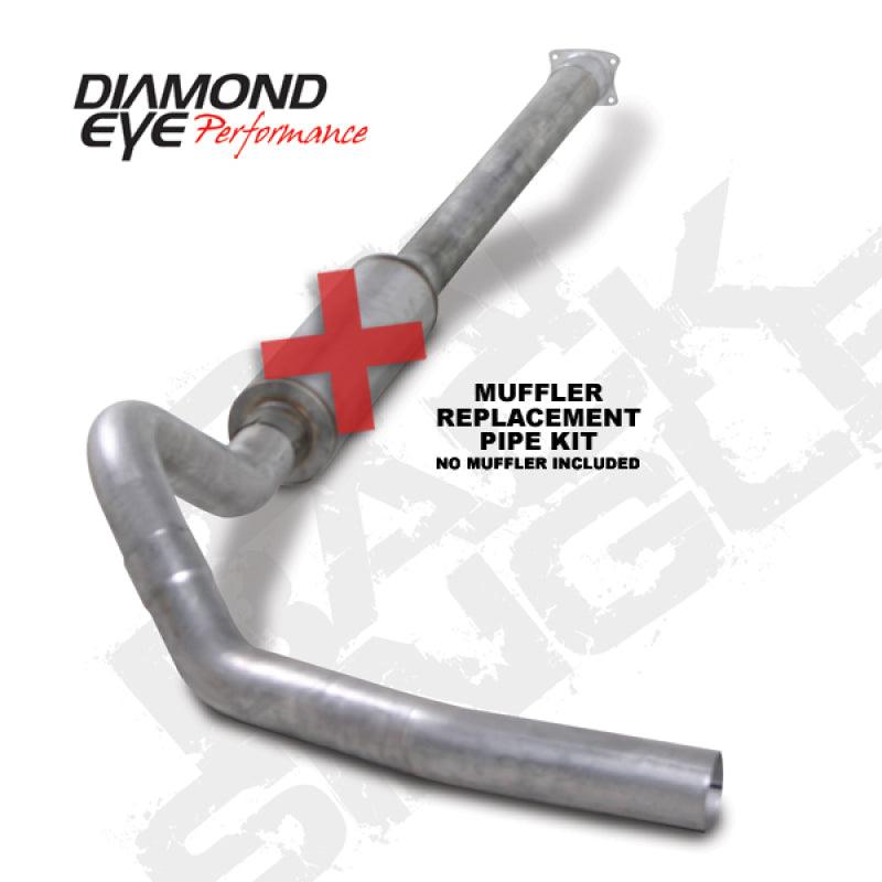 Diamond Eye KIT 4in CB MFLR RPLCMENT PIPE SGL AL: 01-05 CHEVY/GMC 6.6L 2500/3500 - Order Your Parts - اطلب قطعك