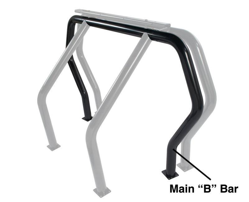 Go Rhino RHINO Bed Bar - Rear Main B bar - Black - Order Your Parts - اطلب قطعك