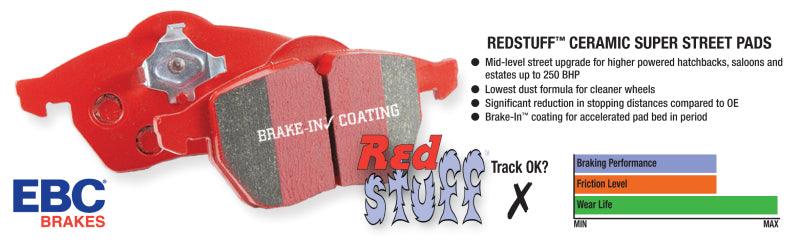 EBC 13+ Lexus ES300h 2.5 Hybrid Redstuff Rear Brake Pads - Order Your Parts - اطلب قطعك