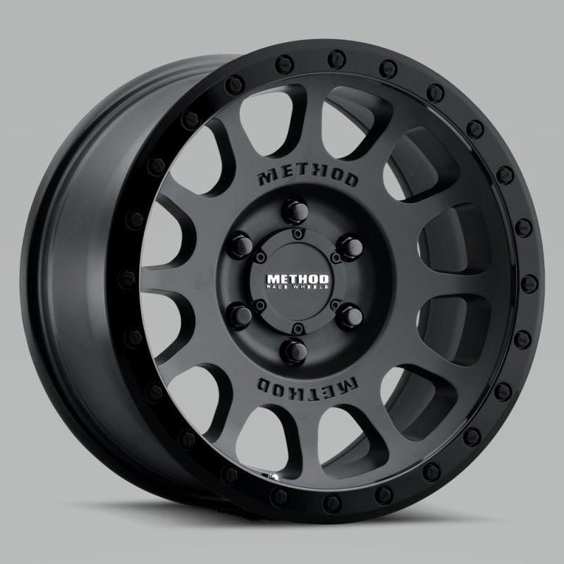 Method MR305 NV 17x8.5 0mm Offset 6x5.5 108mm CB Double Black Wheel - Order Your Parts - اطلب قطعك