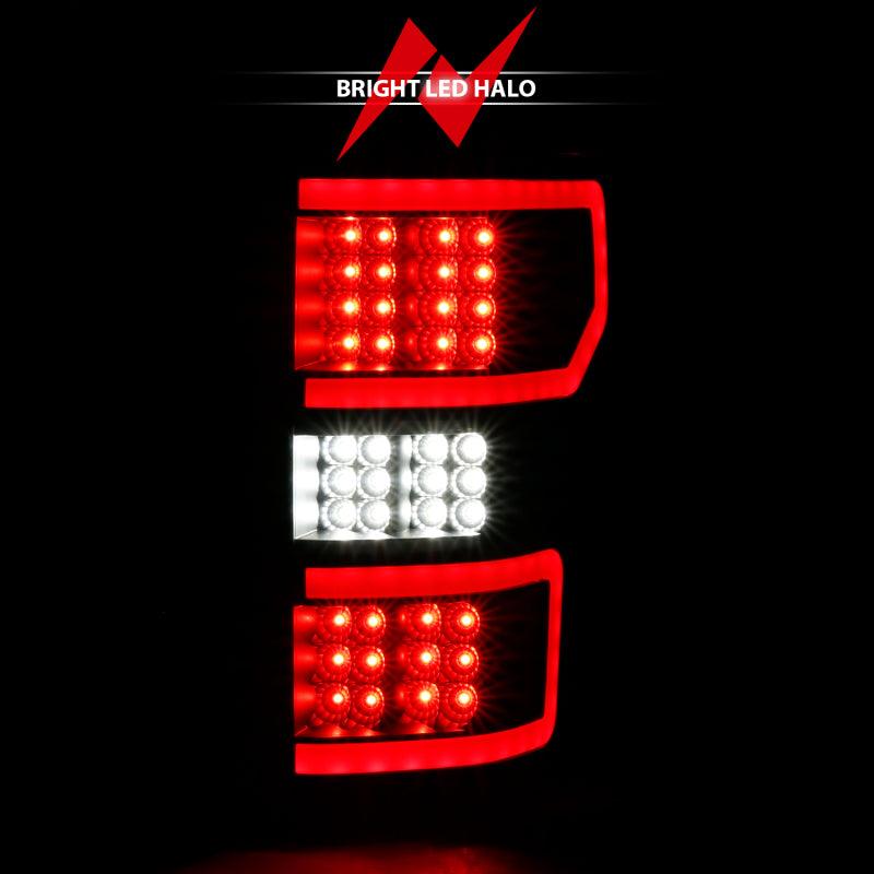 ANZO 18-19 Ford F-150 LED Taillight Black Housing Clear Lens Red Light Bar W/Sequential - Order Your Parts - اطلب قطعك